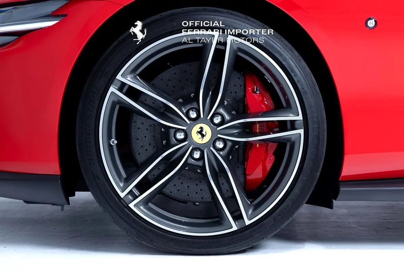 فيراري روما Spider – Delivery Mileage | Red Exterior | Cuoio Interior