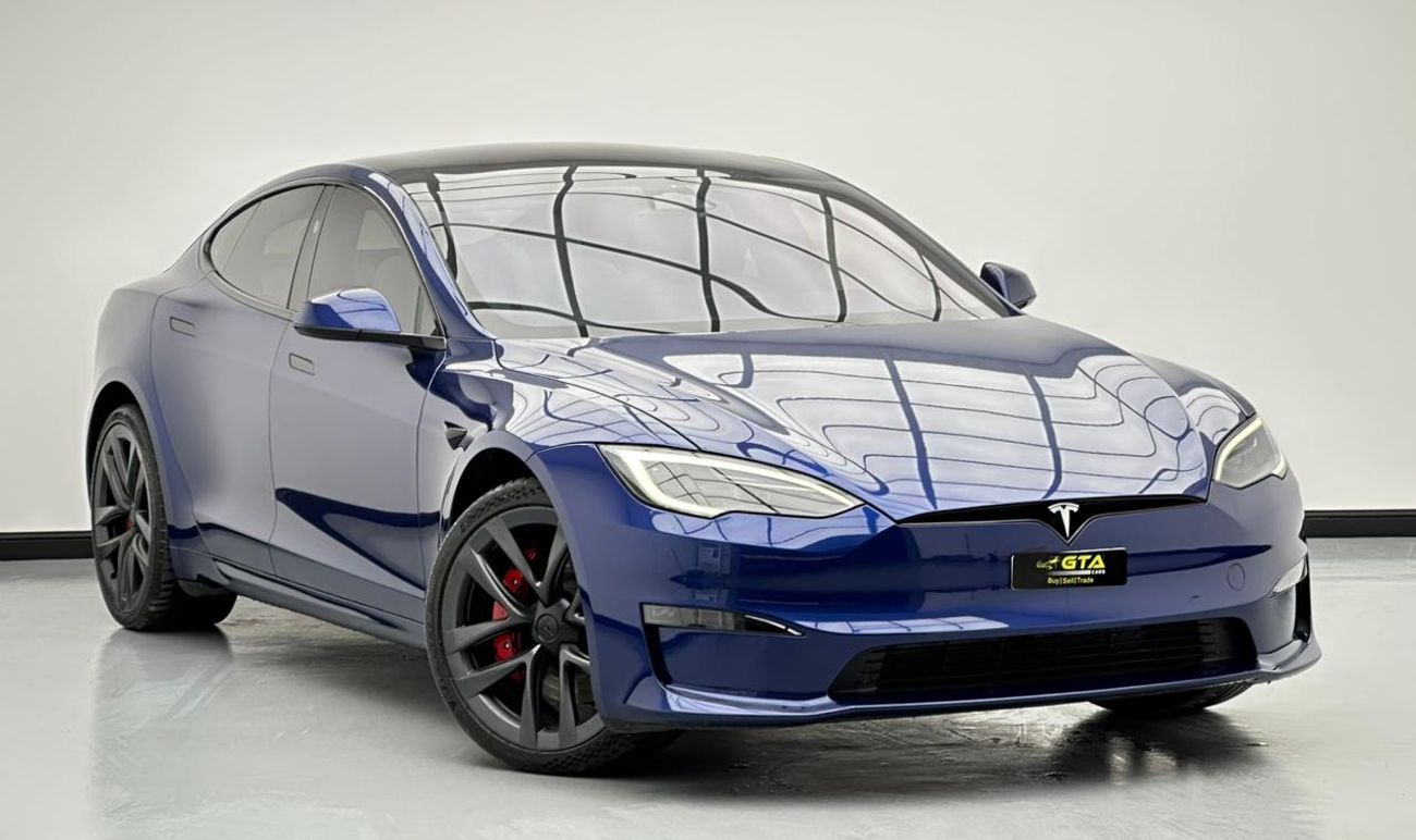 Tesla Model S Plaid (AWD) 2023 Tesla Model S Plaid, June/2027 Tesla Warranty, Tesla Full Service History, GCC