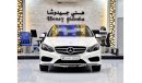 مرسيدس بنز E 400 EXCELLENT DEAL for our Mercedes Benz E400 ( 2015 Model ) in White Color GCC Specs