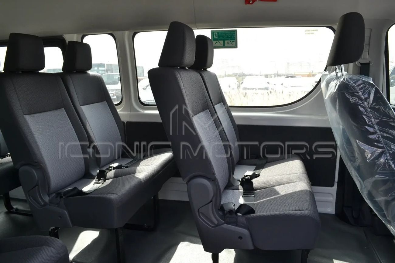 تويوتا هاياس 2025 TOYOTA HIACE 3.5 L PETROL A/T 13 SEATER PASSENGER , HIGH ROOF