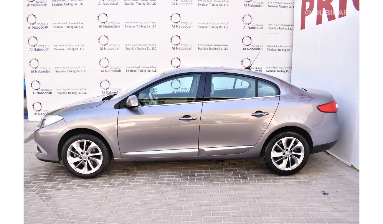 Renault Fluence AED 721 PM | 0% DP | 2.0L LE GCC WARRANTY