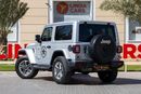 جيب رانجلر Sahara 3.6L A/T (5 Seater) Jeep Wrangler Sahara 2022 GCC under Agency Warranty with Flexible Down-Pa