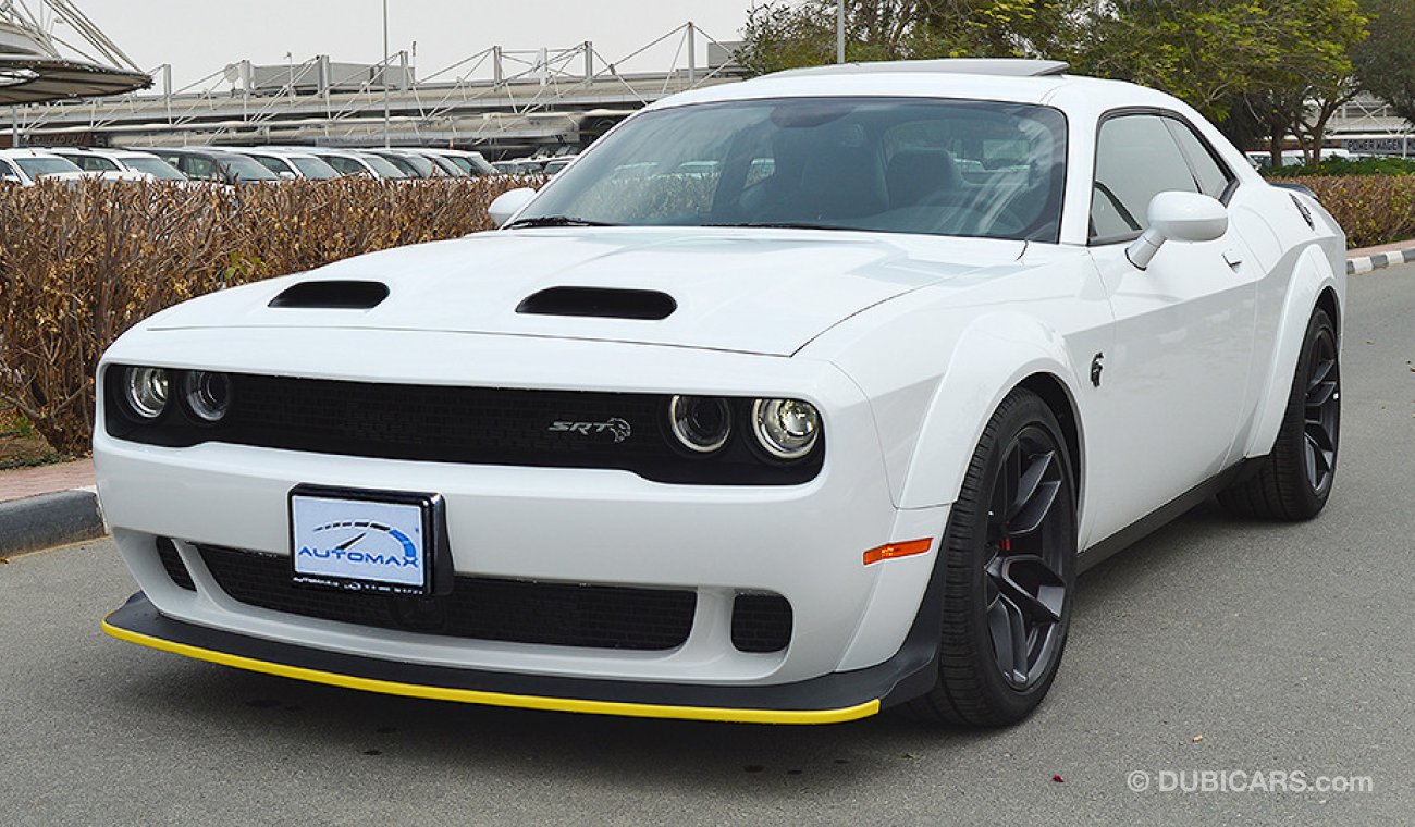 دودج تشالينجر 2019 SRT Hellcat WIDEBODY, 717hp, 6.2 V8 GCC, 0km with 3 Years or 100,000km Warranty