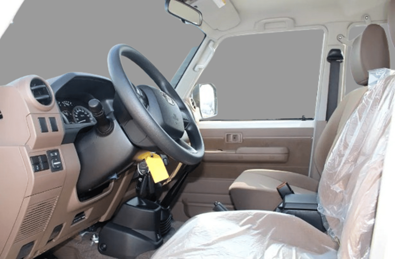 Toyota Land Cruiser 70 ECTWFR006 – 2024 TLC76 5 Doors Hardtop E Grade  – 4.5L Diesel Manual – White