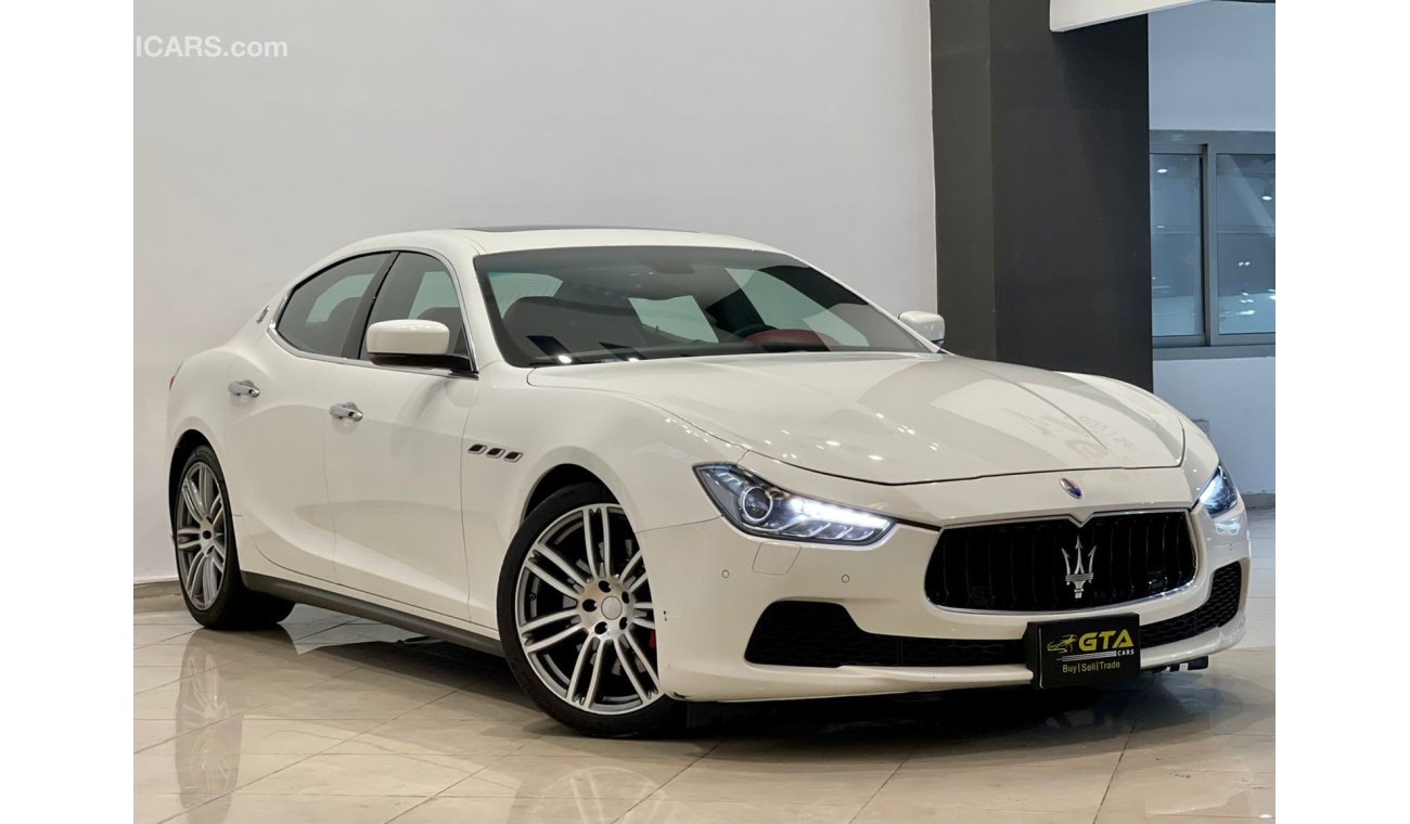 مازيراتي جيبلي 2015 Maserati Ghibli SQ4, Warranty, Service History, GCC