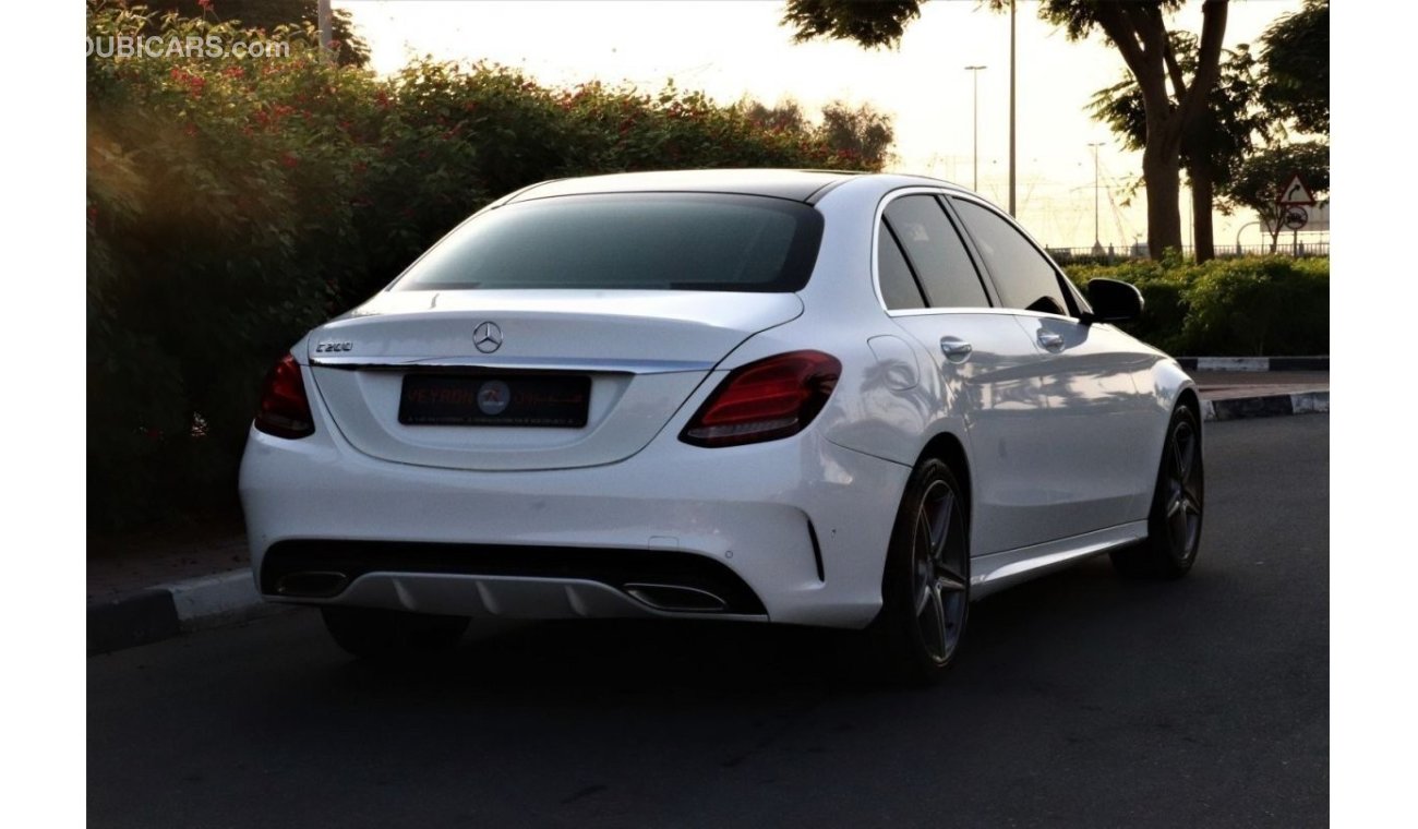 Mercedes-Benz C200 MERCEDES C200 AMG 2015 GCC PANORAMIC ROOF FULL OPTION