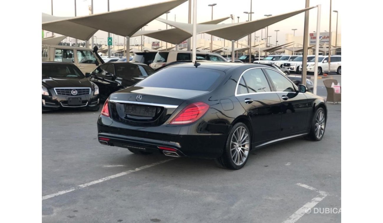 مرسيدس بنز S 500 موديل 2015 خليجي فل مواصفات 3كبسات بانوراما ومثبت سرعه وتحكم كهربي كامل ونظام صوت ممتاز وكاميرا خلفي