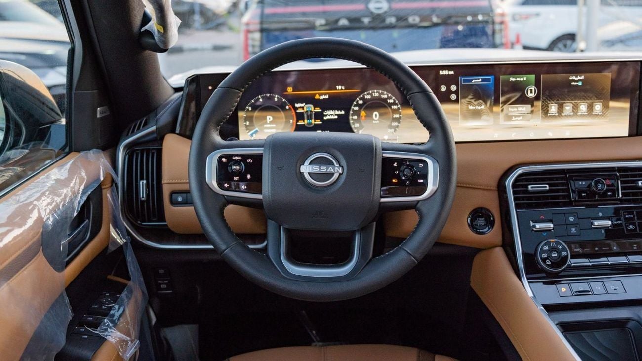 Nissan Patrol 2026 Nissan Patrol LE Titanium 3.5L AT Petrol TT (Black-Tan)