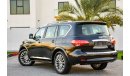 Infiniti QX80 V8 - 2015 - UNDER WARRANTY - AED 2,526 PER MONTH - 0% DOWNPAYMENT