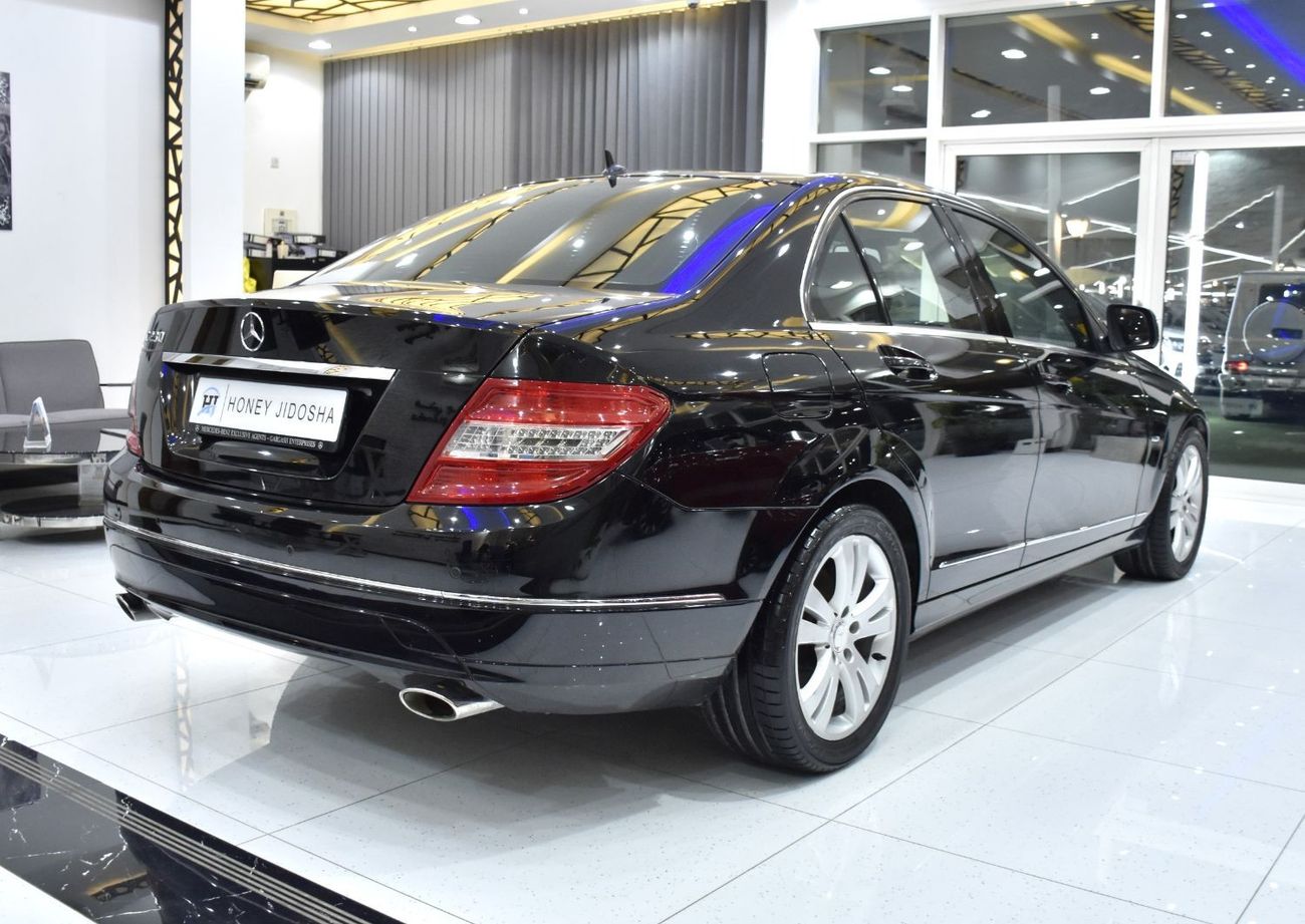 مرسيدس بنز C 230 EXCELLENT DEAL for our Mercedes Benz C230 ( 2008 Model ) in Black Color GCC Specs
