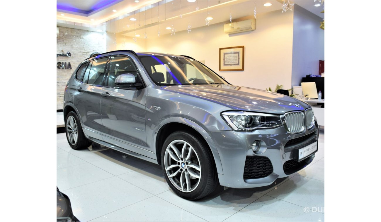 BMW X3 ORIGINAL PAINT ( صبغ وكاله ) AGENCY WARRANTY / SERVICE CONTRACT BMW X3 M-Kit 2016 Model!