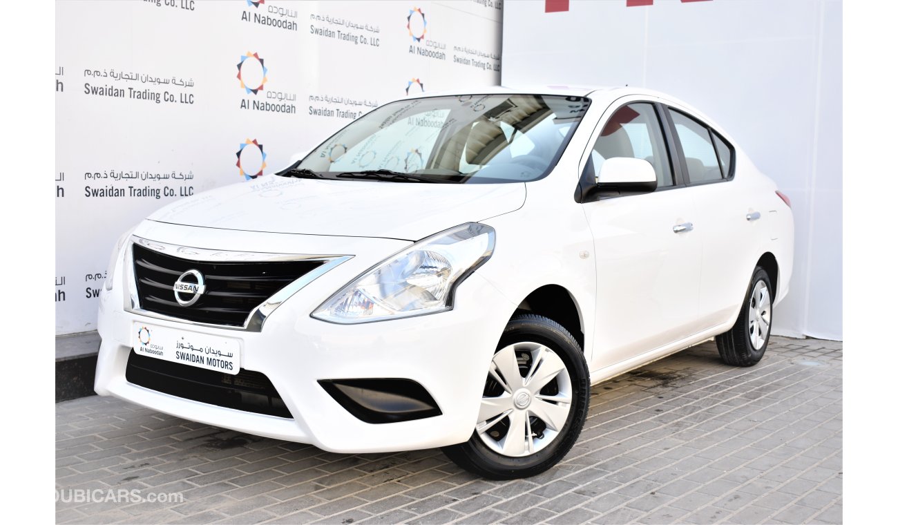 Nissan Sunny DEALER WARRANTY 1.5L SV 2018 GCC SPECS