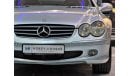 مرسيدس بنز SL 500 Mercedes Benz SL500 KOMPRESSOR 2004 Model!! in Silver Color! GCC Specs