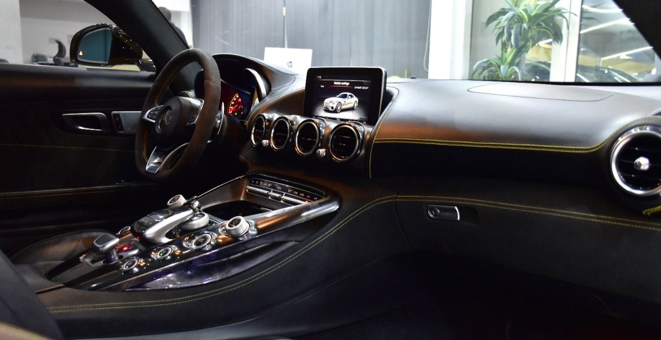 Mercedes Benz AMG GT EXCELLENT DEAL for our Mercedes Benz AMG GTs ( 2015 Model ) in Yellow Color GCC Specs