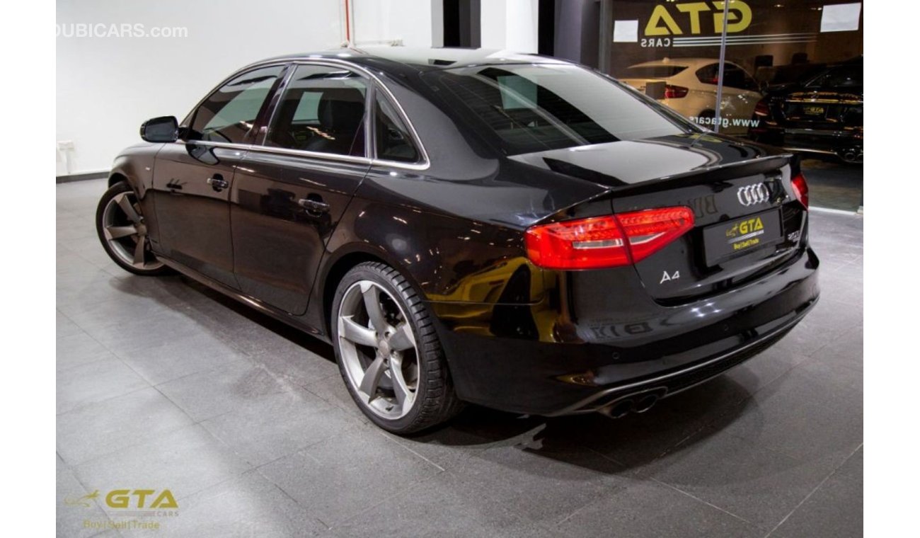 أودي A4 2015 Audi A4 2.0T S-Line Quattro, Warranty, Full History, GCC