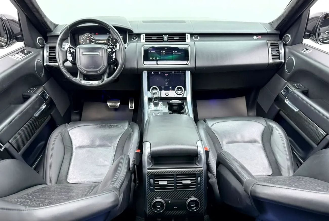 Land Rover Range Rover Sport SVR, Full RR Service History, Carbon Fiber Interior, Fully Loaded, GCC