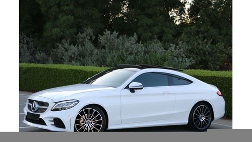 Mercedes-Benz C 200 Coupe MERCEDES BENZ AMG C200 COUPE 2019 GCC FULL OPTION ORIGINAL PAINT FULL SERVICE HISTORY
