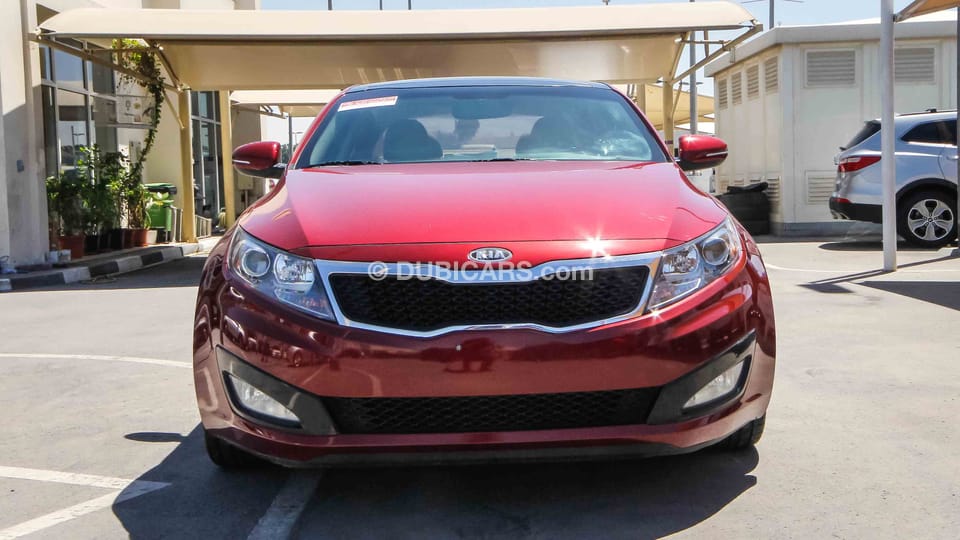Kia Optima وارد امريكي EX GDI for sale AED 27,500. Red, 2012