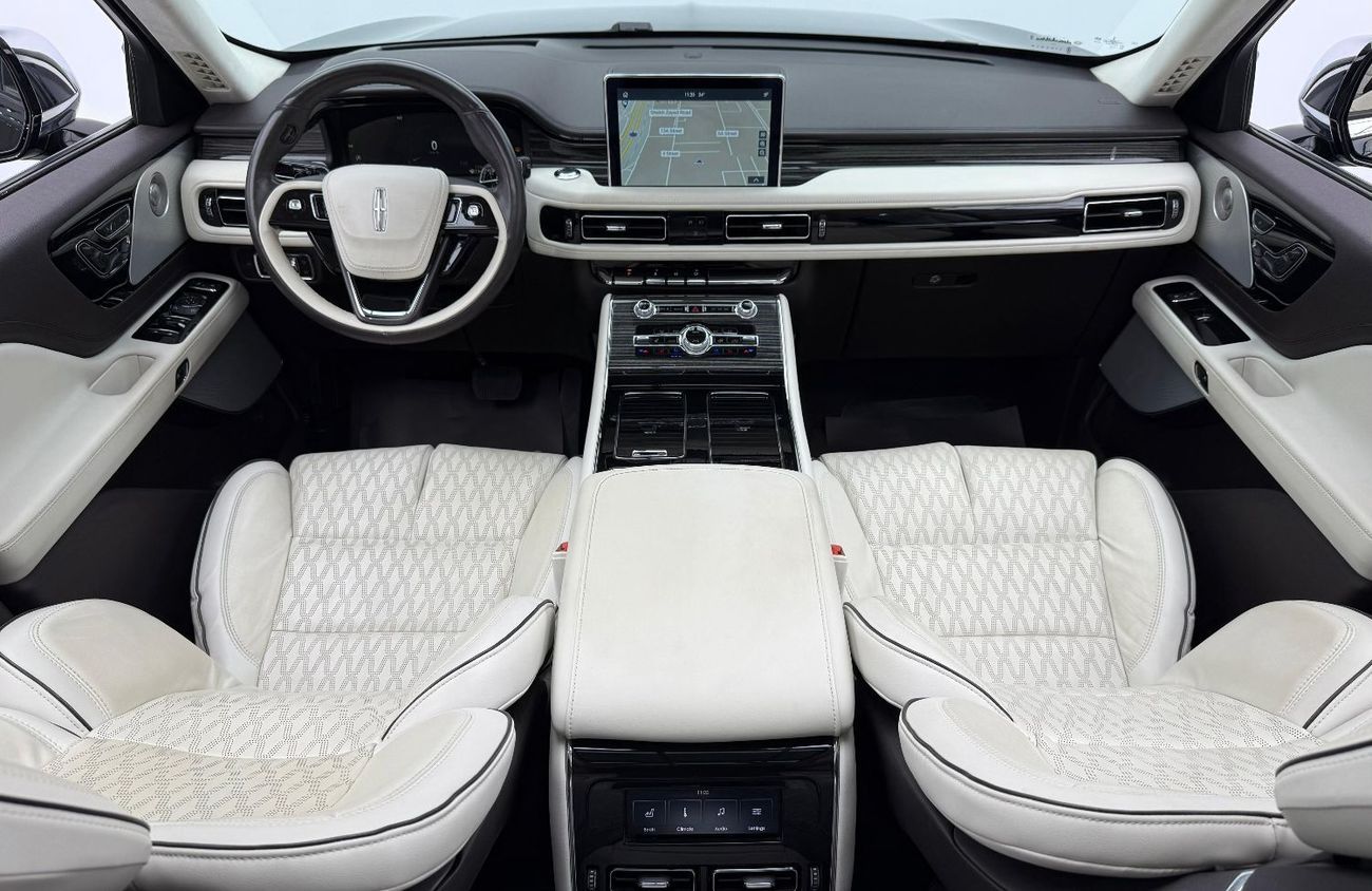 لينكولن أفياتور Presidential 3.0L 2022 Lincoln Aviator Presidential, Warranty, Excellent Condition, 7 Seater, GCC