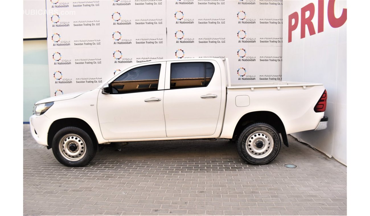 Toyota Hilux AED 1370 PM | 0% DP | 2.7L 4WD GCC WARRANTY