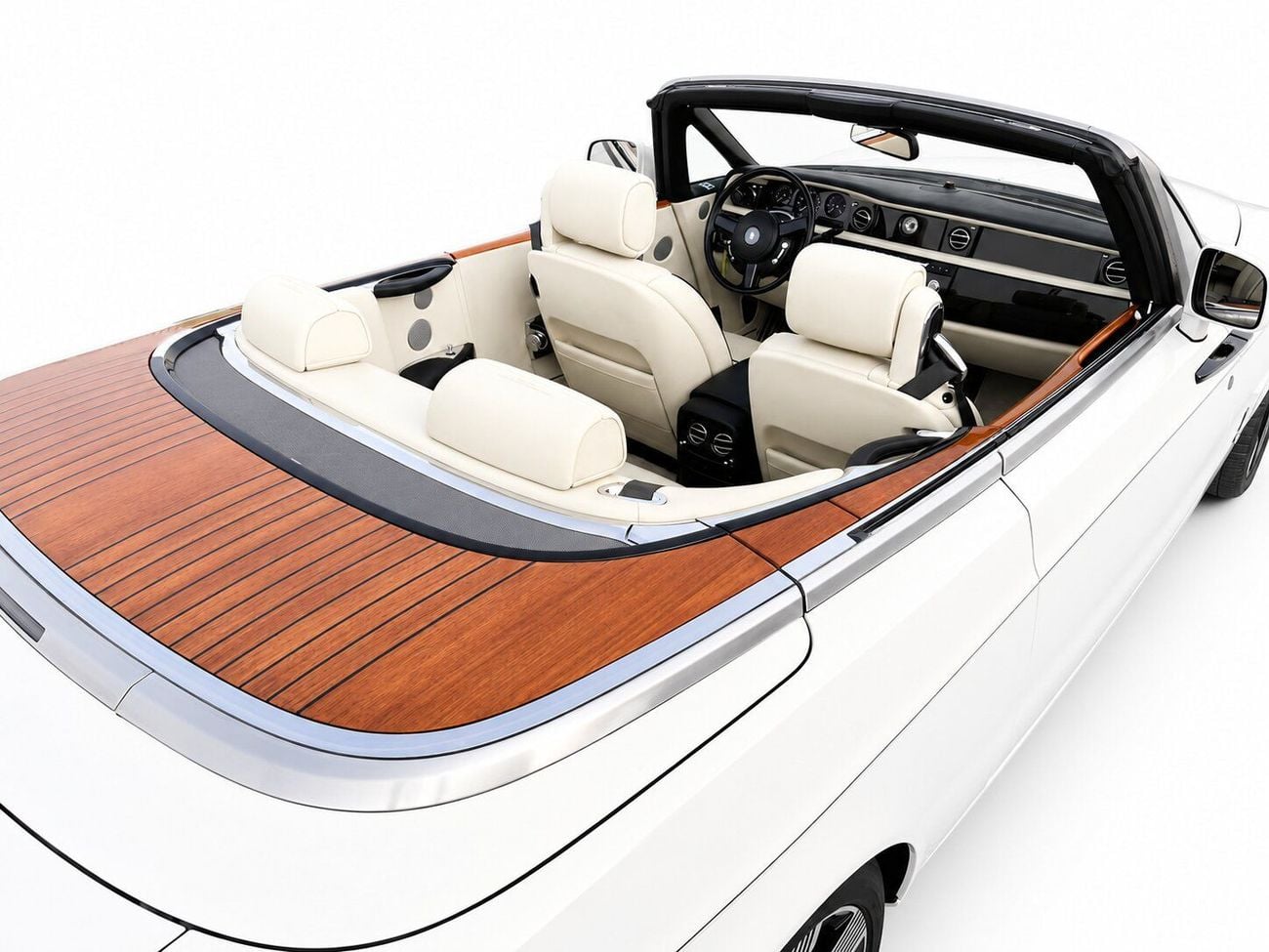 Rolls Royce Phantom COUPE DROPHEAD 2013 Phantom Drophead Coupe Series II  | GCC | Series II LED headlamps | Teak wood re