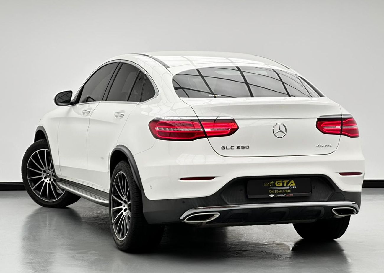 Mercedes-Benz GLC 250 4MATIC 2.0L 2018 Mercedes-Benz GLC 250 4MATIC Coupe, 1 Year Unlimited KM Warranty, Full Service Hist