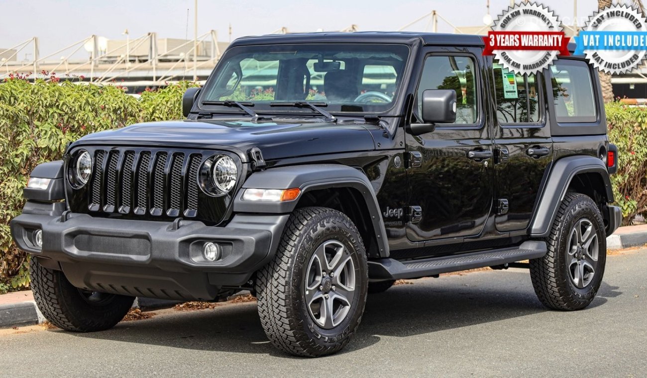 Jeep Wrangler UNLIMITED SPORT PLUS , V6 , GCC , 2022 , 0Km With 3 Yrs or 60K Km WNTY @Official Dealer