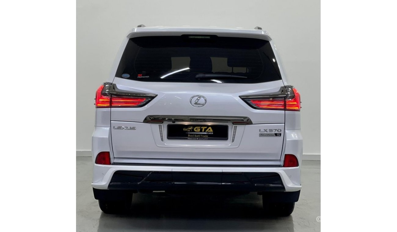 Lexus LX570 Signature Black Edition 2021 Lexus LX-570 S Black Edition, Lexus Warranty / Service Contract, Low Km