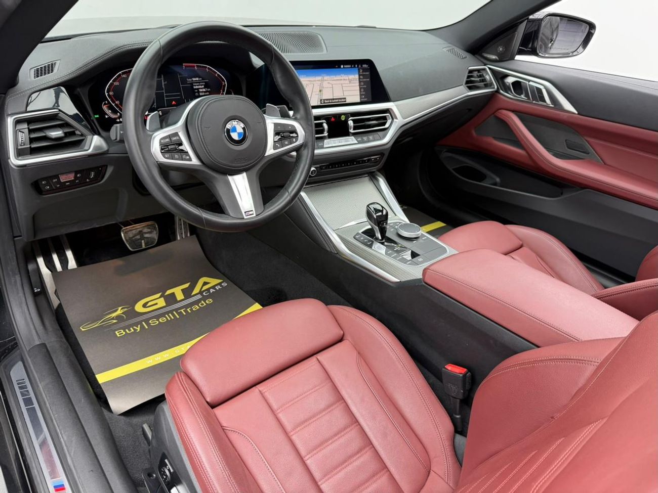 بي أم دبليو 430i M Sport 2.0L (258 HP) 2021 BMW 430i M-Sport Coupe, Warranty, Full BMW Service History, Very Low Km, 