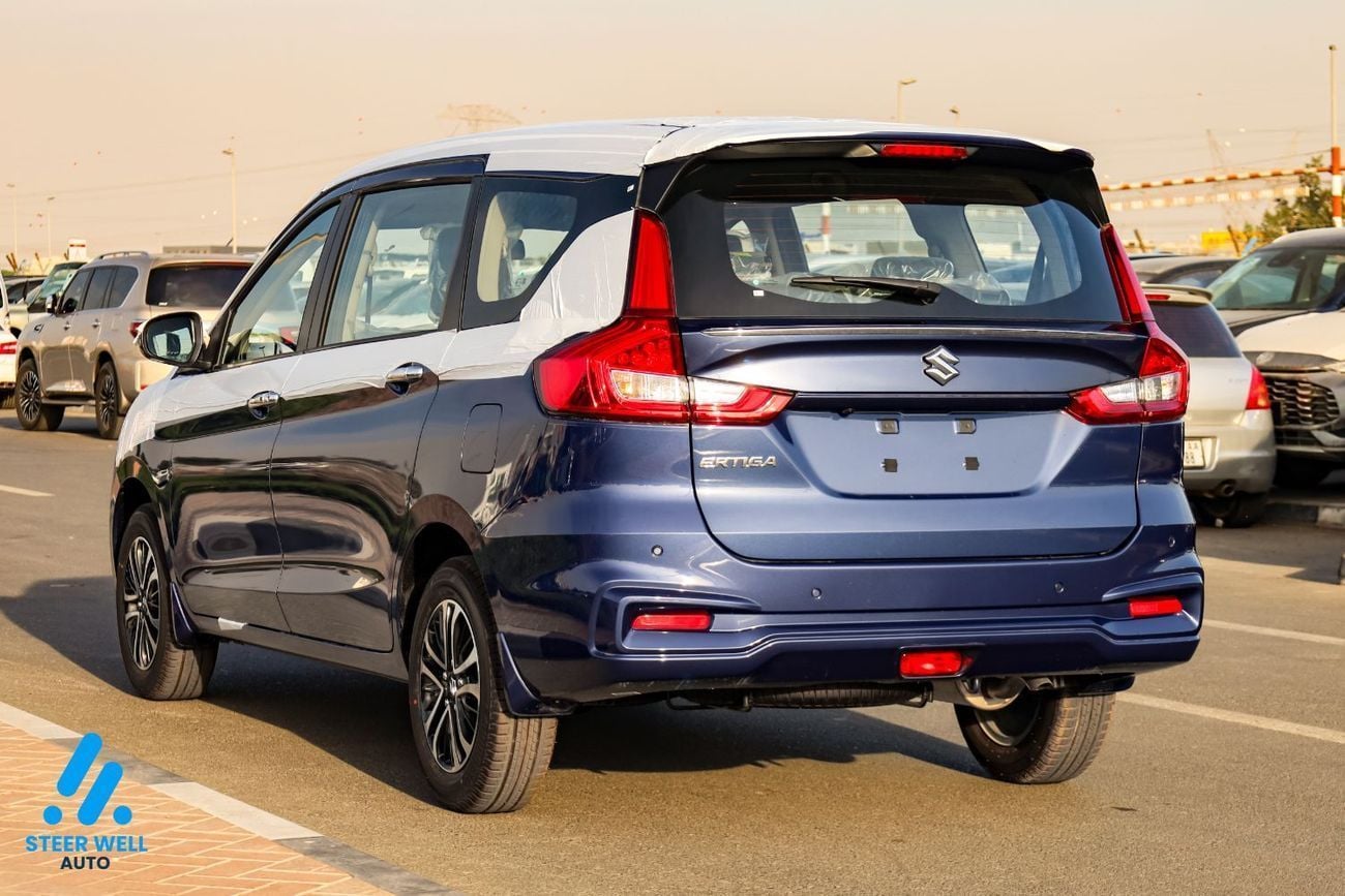 سوزوكي ايرتيغا GLX 2026 | GCC Specs | 7-Seater Comfort | Petrol AT | 6 Airbags | Oxford Blue | Best Price