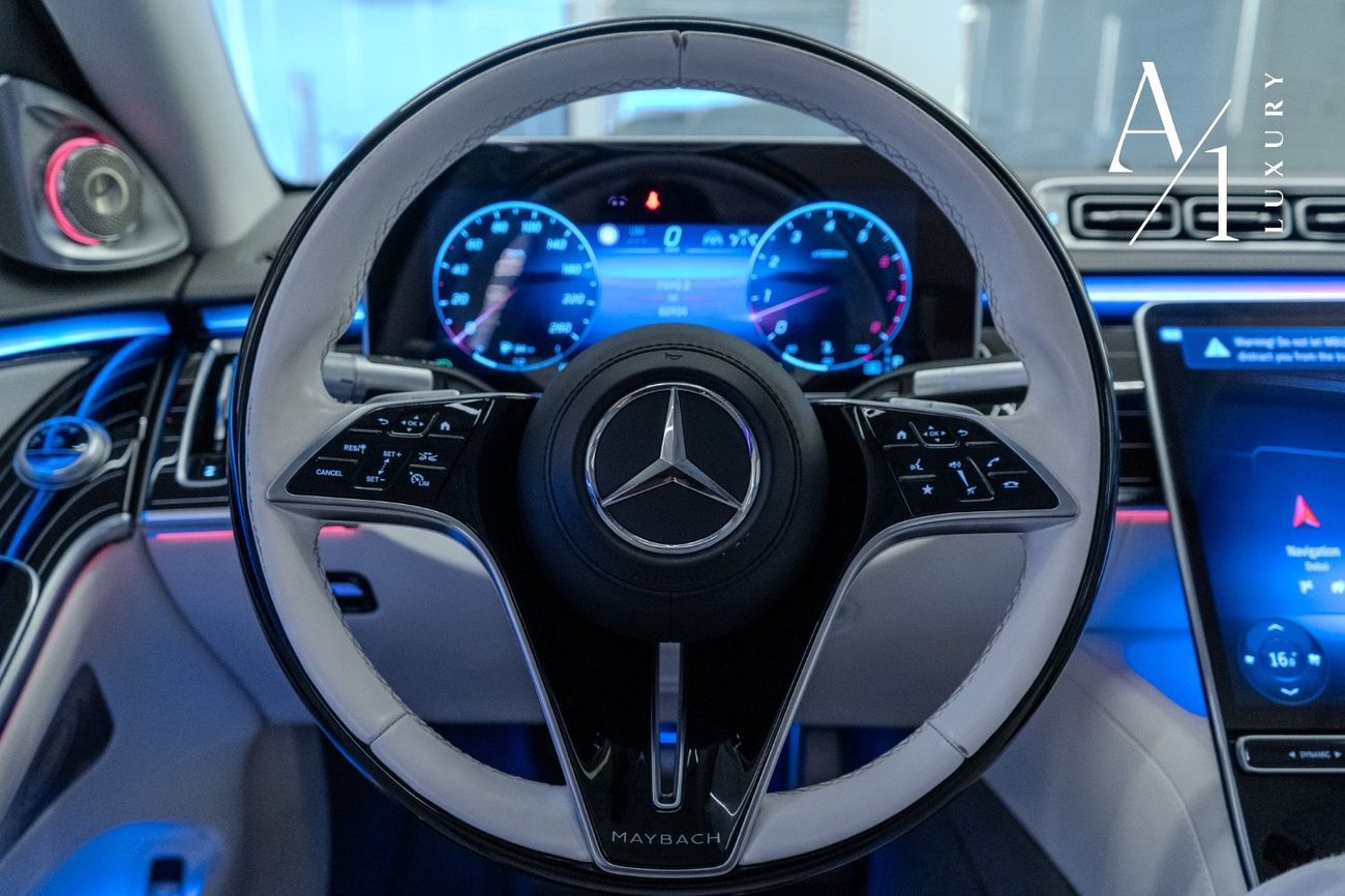 Mercedes Maybach S680 Maybach 2022 Mercedes Maybach S 680 V12, Gargash Warranty and Service Contract 12/26, GCC Spec