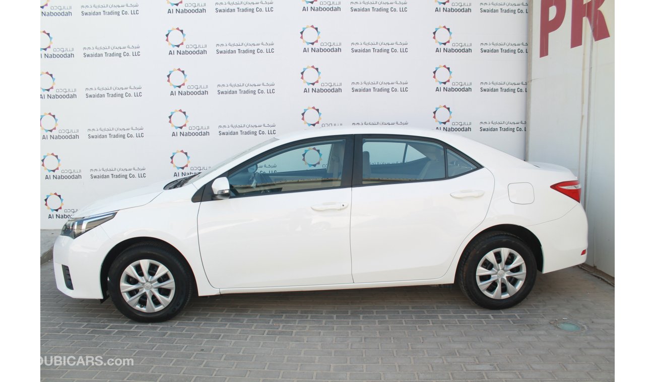 Toyota Corolla 1.6L SE 2016 GCC DEALER WARRANTY AND FREE INSURANCE