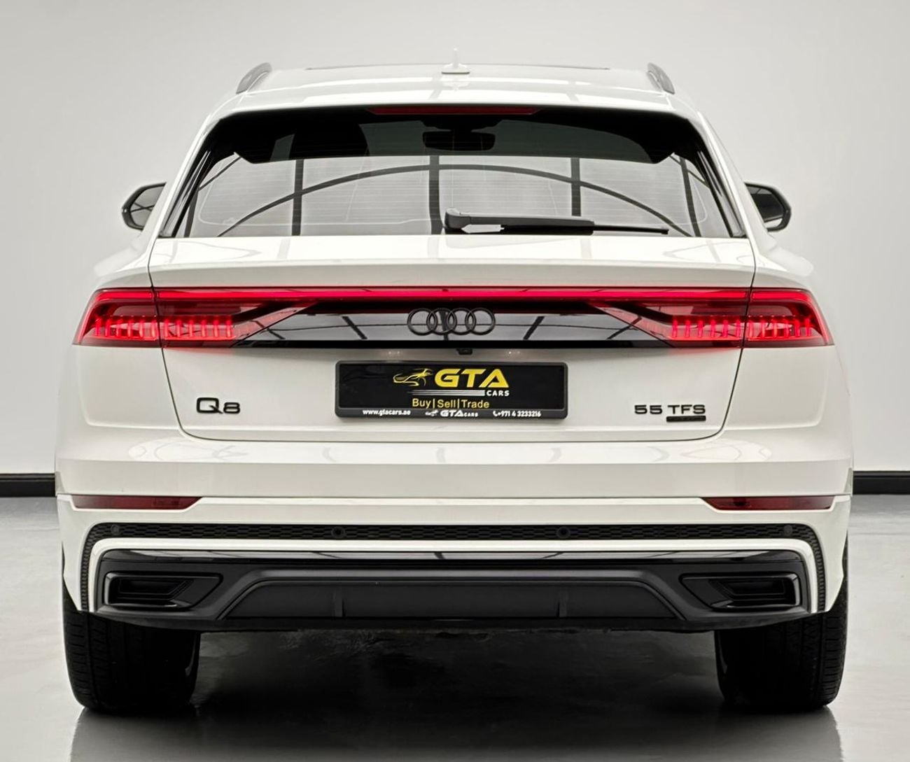 Audi Q8 2019 Audi Q8 55TFSI Quattro S-line, 1 Year Warranty Unlimited Km, Full Service History, GCC