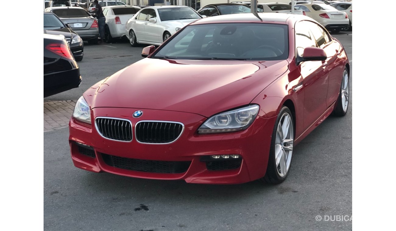 BMW 640i Bmw 640 model 2013 GCC car prefect condition full option low mileage panoramic roof leather seats ba