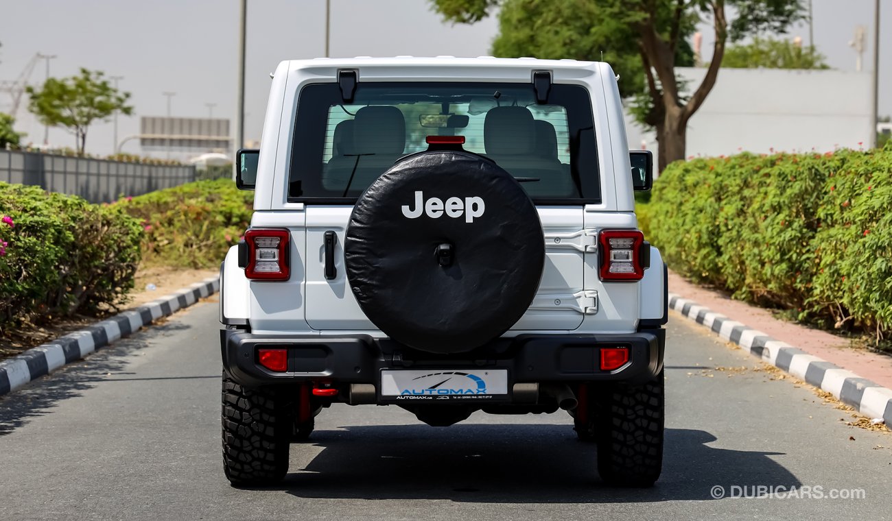 Jeep Wrangler Rubicon 4X4 V6 3.6L , GCC , 2021 , 0Km , W/3 Yrs or 60K Km WNTY @Official Dealer