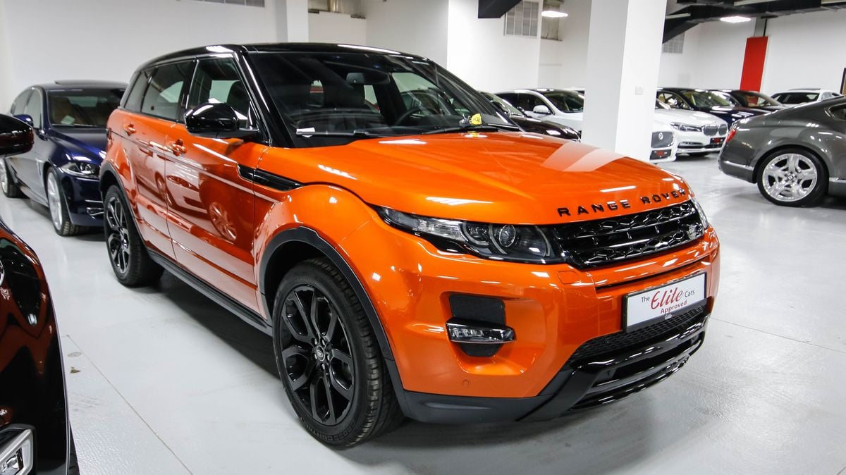 Land Rover Range Rover Evoque for sale AED 189,000. Orange, 2015