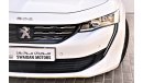 Peugeot 508 AED 1566 PM | 1.6L R8 ACTIVE GCC WARRANTY