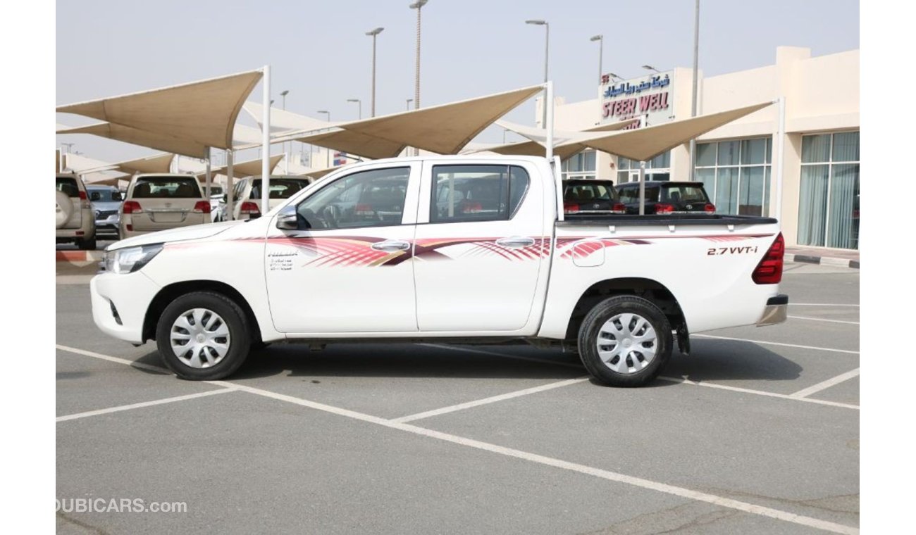 Toyota Hilux 4X2 DUAL CABIN GLS FULLY AUTOMATIC PICKUP 2016 WITH GCC SPECS