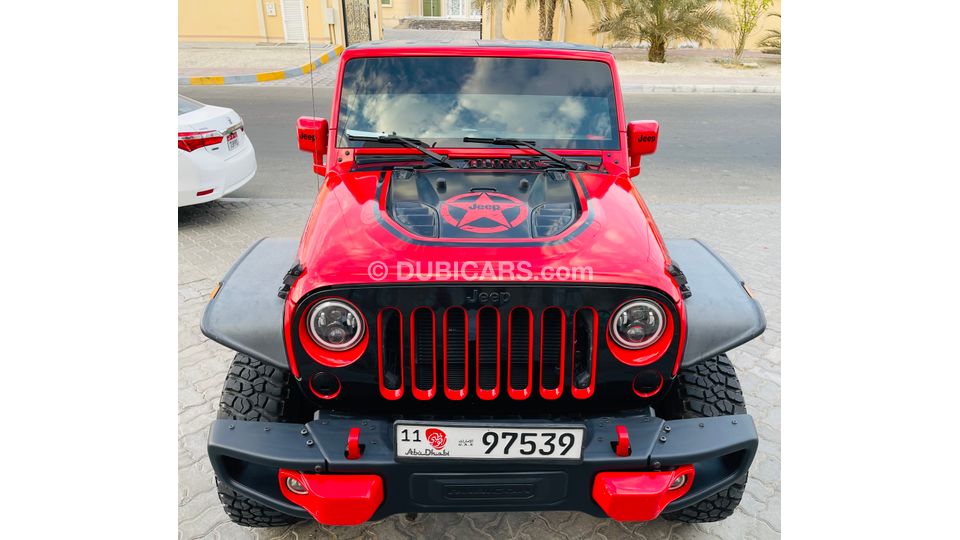 Jeep Wrangler Marshal edition for sale AED 110,000. Red, 2017