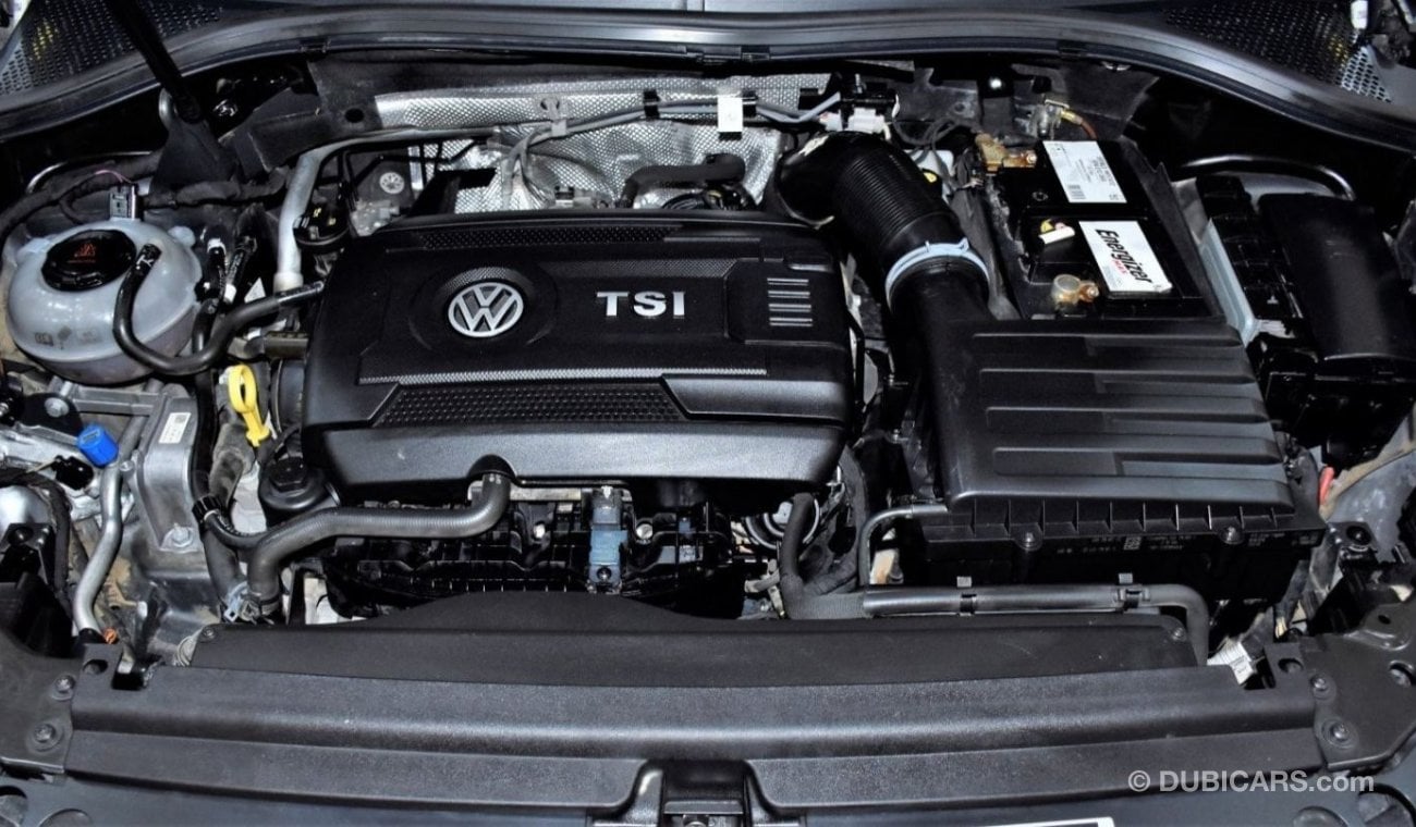 Volkswagen Tiguan EXCELLENT DEAL for our Volkswagen Tiguan R-Line 4Motion ( 2019 Model ) in Beige / Silver Color GCC S