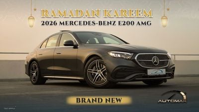 Mercedes-Benz E200 AMG EQ Boost 2.0L RWD 2026 0KM With 5 Years Or 200,000 Km Warranty