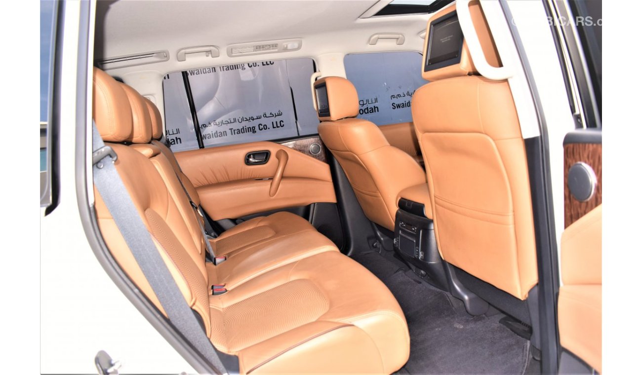 Nissan Patrol AED 3526 PM |  5.6L LE PLATINUM CITY  V8 4WD 2018 GCC DEALER WARRANTY