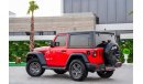 Jeep Wrangler Sport | 2,722 P.M | 0% Downpayment | Impeccable Condition!