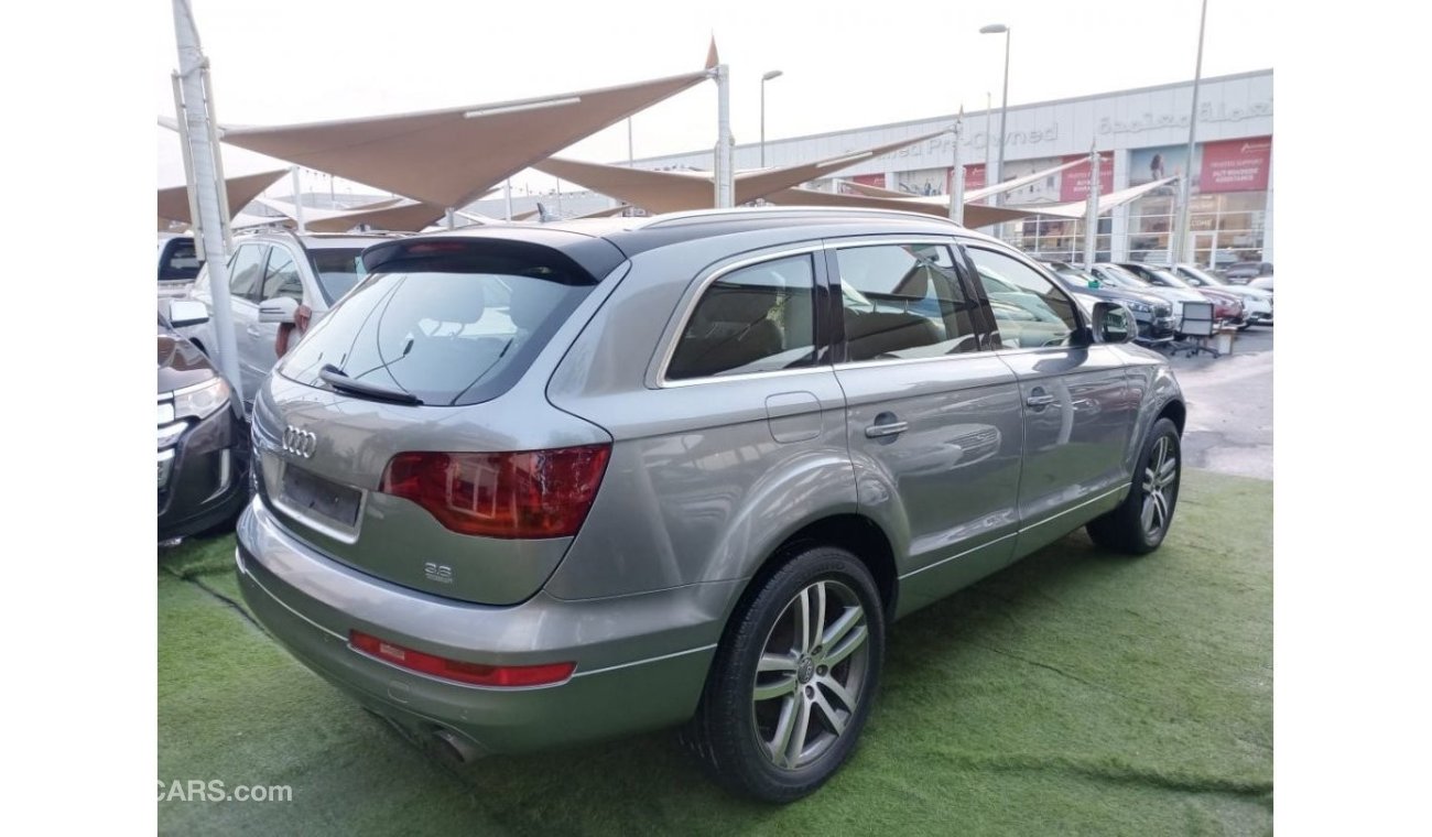 Audi Q7 2009 model, GCC panorama, cruise control, sensor wheels, in excellent condition, you do not need any