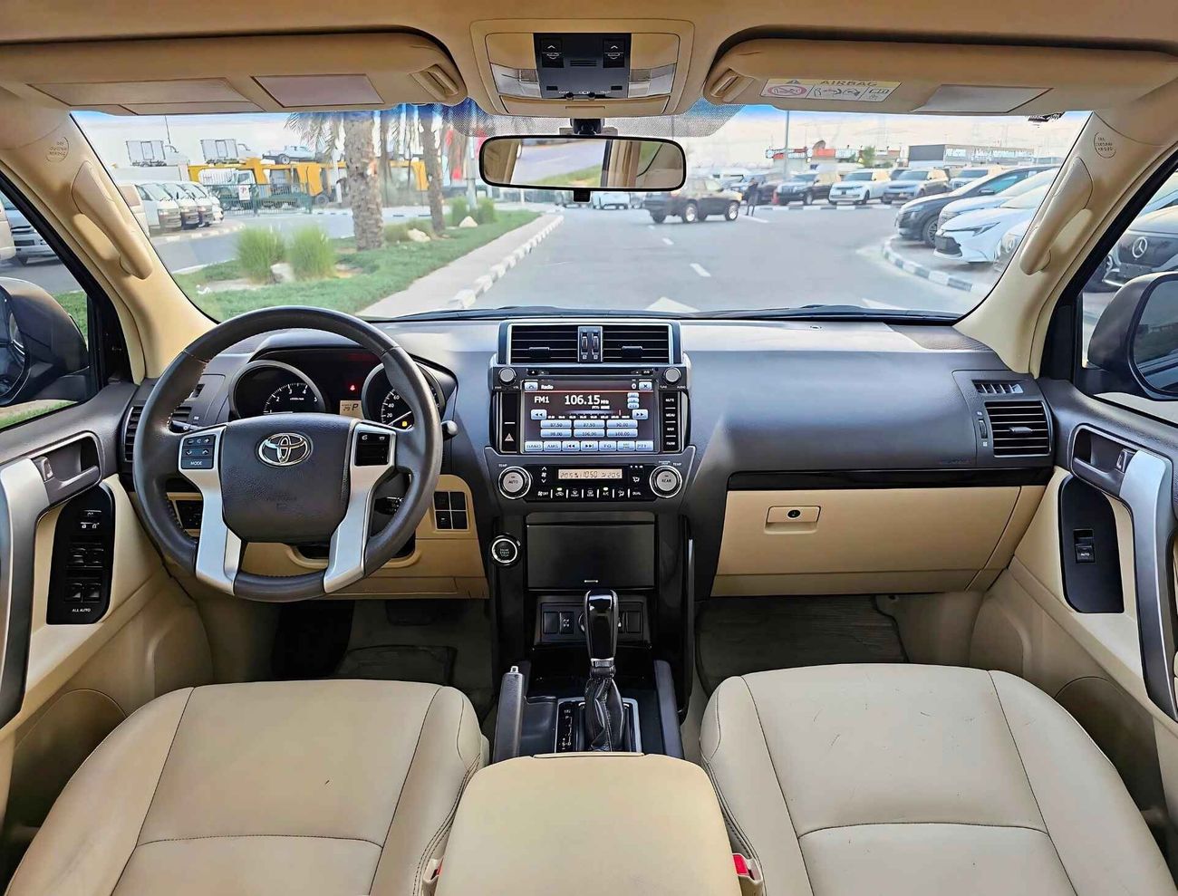 تويوتا برادو VXR V6/ SUNROOF/ LEATHER/ ELECTRIC SEATS/ BACK TYRE/ ORG PAINT/ ORG KMS/ LOT# 63670