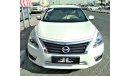 Nissan Altima 2015 WHITE  GCC  NO ACCIDENT PERFECT