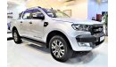 Ford Ranger ( AGENCY WARRANTY *ORIGINAL PAINT ( صبغ وكاله )* ) Ford Ranger WildTrak 4x4 2017 Model!! Silver Colo