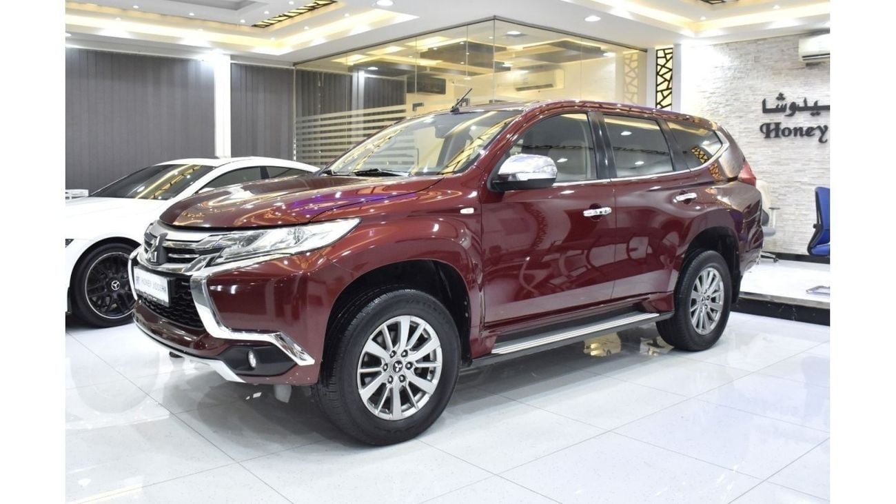 Mitsubishi Montero EXCELLENT DEAL for our Mitsubishi Montero Sport ( 2017 Model ) in Burgundy Color GCC Specs