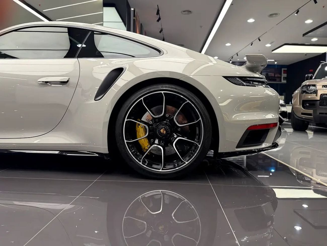 بورش 911 Turbo S 3.8L (530 HP) Convertible 911 TURBO S GCC NARDO GRAY