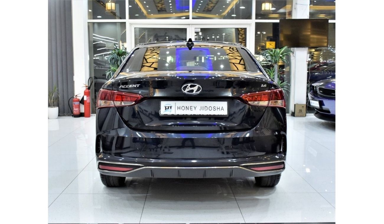 Hyundai Accent EXCELLENT DEAL for our Hyundai Accent 1.6 ( 2022 Model ) in Blue Color GCC Specs